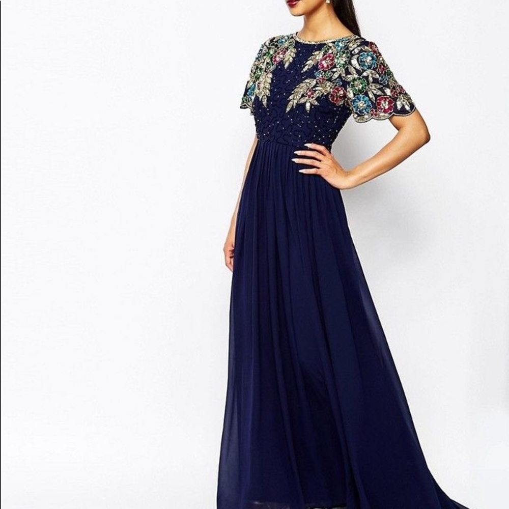 VIRGOS LOUNGE Ariann embellished maxi gown
